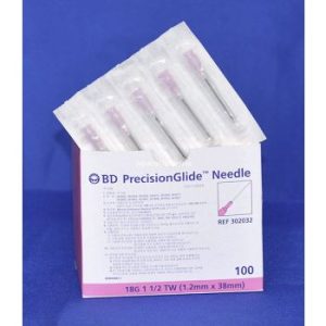 18g x 1 1/2" Needles - Box 100