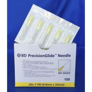 20G x 1" Needles - Box 100